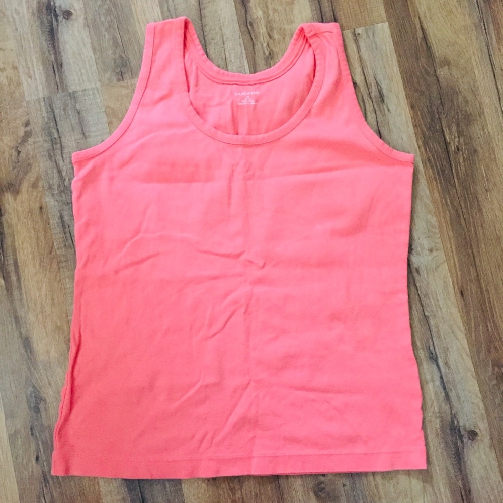 LAST CHANCE Lands End pink tank top size M